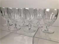 Waterford Set of 6 Crystal Water Goblets