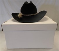 RESISTOL WESTERN HAT, SIZE 6-7/8, WITH HORSEHAIR