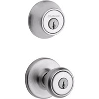 R3638  Kwikset Tylo Entry Knob Combo SC