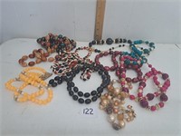 10 Vintage Beaded Necklaces