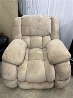 Cloud Soft Rocking Recliner Brown Sofa Chair