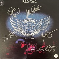 REO Speedwagon signed "T.W.O" album