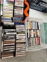 3 Containers of Vintage Cassette Tapes
