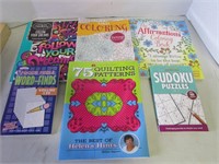Lot of Adult Coloring Books, and Puzzles