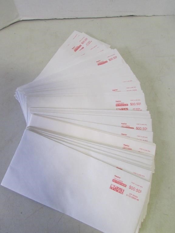 Lot of 70-100 prestamped envelopes