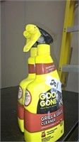 Two bottles of goo gone grill and grate cleaner