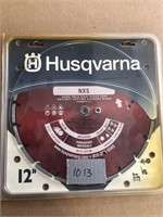 1-Husqvarna 12” diamond dry/wet cut blade