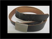 WEST GERMAN ARMY/AIR FORCE BLACK BELT FOR PANTS