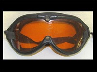 USAAF FLYING GOGGLES - ORANGE TINTED - MADE IN