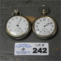 (2) Early Elgin Pocket Watches