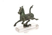 BRONZE CHINESE HAN-STYLE HORSE