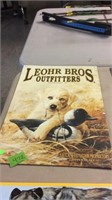 LEOHR BROS. OUTFITTERS METAL SIGN REPODUCTION