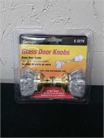 Glass door knobs