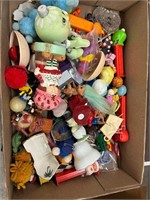 Box lot- Misc toys/ happy meal figurines