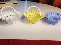 Lot of 3 Candy Containers Plastic
