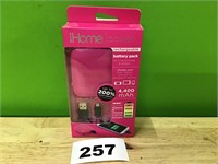 IHome Power Rechargeable Battery Pack