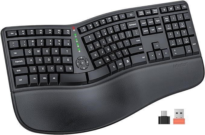 MEETION Ergonomic Keyboard, Wireless Keyboard