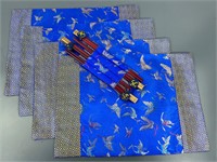 4 Sets of Chopsticks & Placemats - Chinese