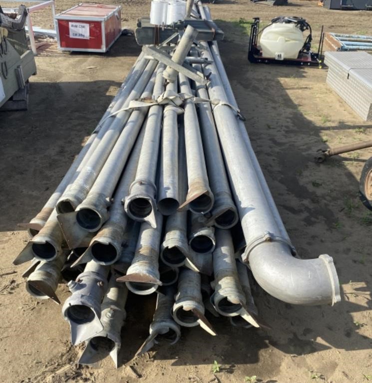 (T) Stoutbilt Aluminum Irrigation Pipeline, 32 Tot