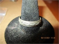 Marked 925 Ring Band-1.8g