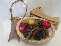Wine Carriers & Fruit Basket
