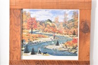 Trail Creek Autumn Signed Print by Wooster Scott
