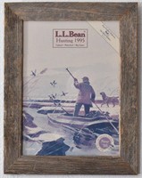 Print of Man and Dog Hunting, L.L. Bean Hunting