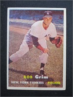 1957 TOPPS #36 BOB GRIM NEW YORK YANKEES