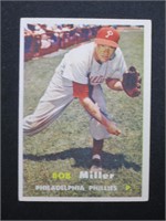 1957 TOPPS #46 BOB MILLER PHILADELPHIA PHILLIES