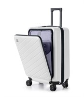 AnyZip Carry On Luggage 20'' Suitcase with P