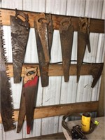(8)  ASSORTED HAND SAWS