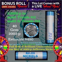 1-5 FREE BU Nickel rolls with win of this 2002-p S