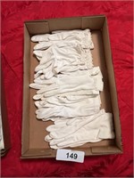 (5) Pair of Vintage Lady's White Gloves