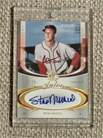 RARE MLB STAN MUSIAL SIGNED BASEBALL CARD w/ COA