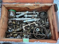 LOT OF BRASS FITTINGS AND STAINLESS STEEL BOLTS