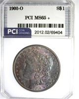 1902-O Morgan PCI MS65+ Exquisite Toning