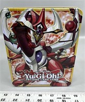 Yu-Gi-Oh trading card game tin with cards