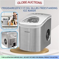 FRIGIDAIRE 26-LBS FREESTANDING ICE MAKER(MSP:$199)