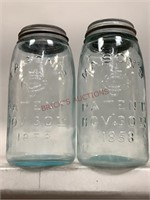 Mason's Consolidated Fruit Jar Co. Glass Jars