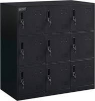 Door Locker  Metal Cabinet  Full Black