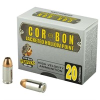 (40) Cartridges: CorBon Self Defense 380ACP