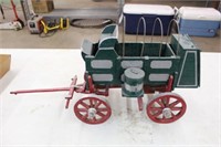 Wooden covered wagon