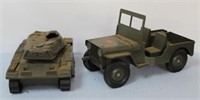 Lot of 2 Vintage GI Joe Military Vehicles