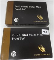2 - 2012 US Proof sets
