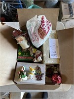 Box of Vintage Christmas Decor