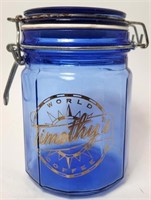 Timothy's Coffee Mason Jar - Blue