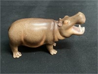 Herend Hippopotamus Natural Figurine