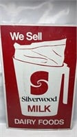 3 x 2 ft Metal Silverwood Milk Dairy Foods Sign