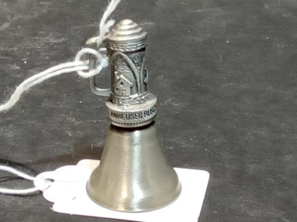 Pewter miniature Anheuser Busch Stein bell