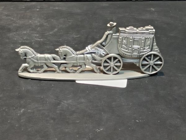 Pewter miniature Stagecoach